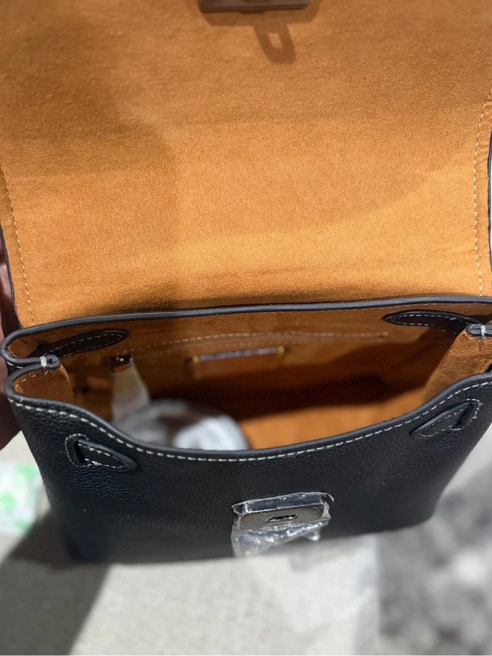 Coach Emory Black Pebbled Leather Shoulder Bag with Top Handle